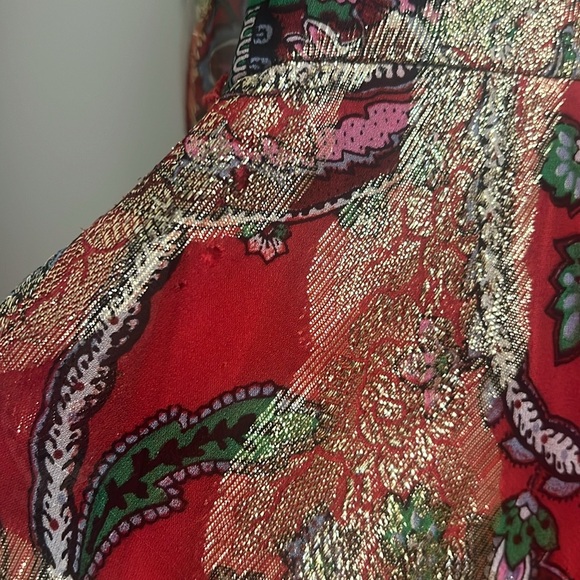 PAT SANDLER SILK GOWN 6 - Picture 7 of 9